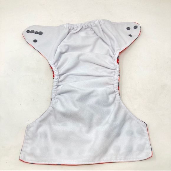 Cloth Diaper Red Buffalo Plaid - Picture 7 of 7